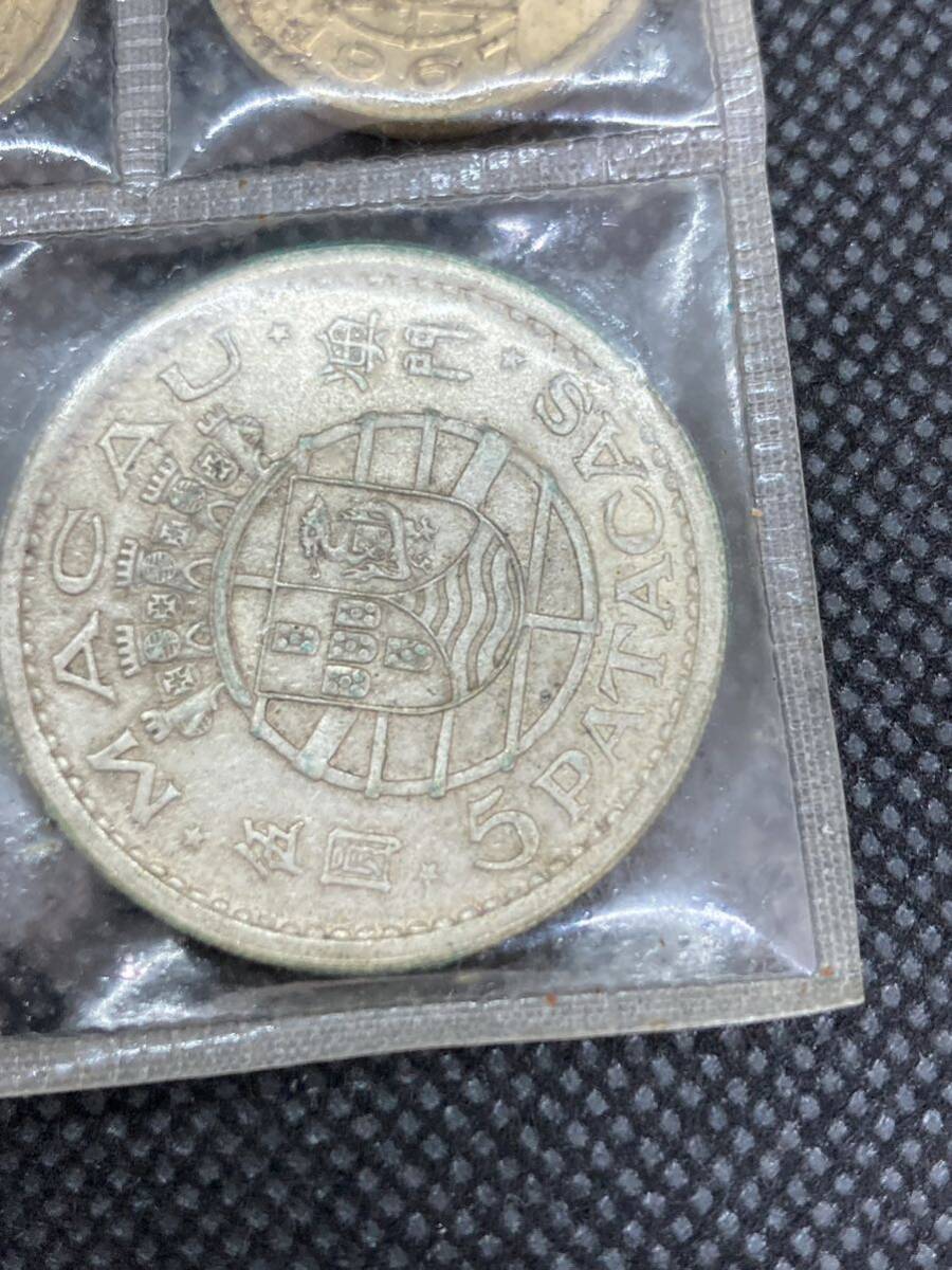 マカオの硬貨 「REPUBLICA PORTUGUESA MACAU」伍圓 MACAU マカオ 5PATACAS 1952 他 おまとめの画像2