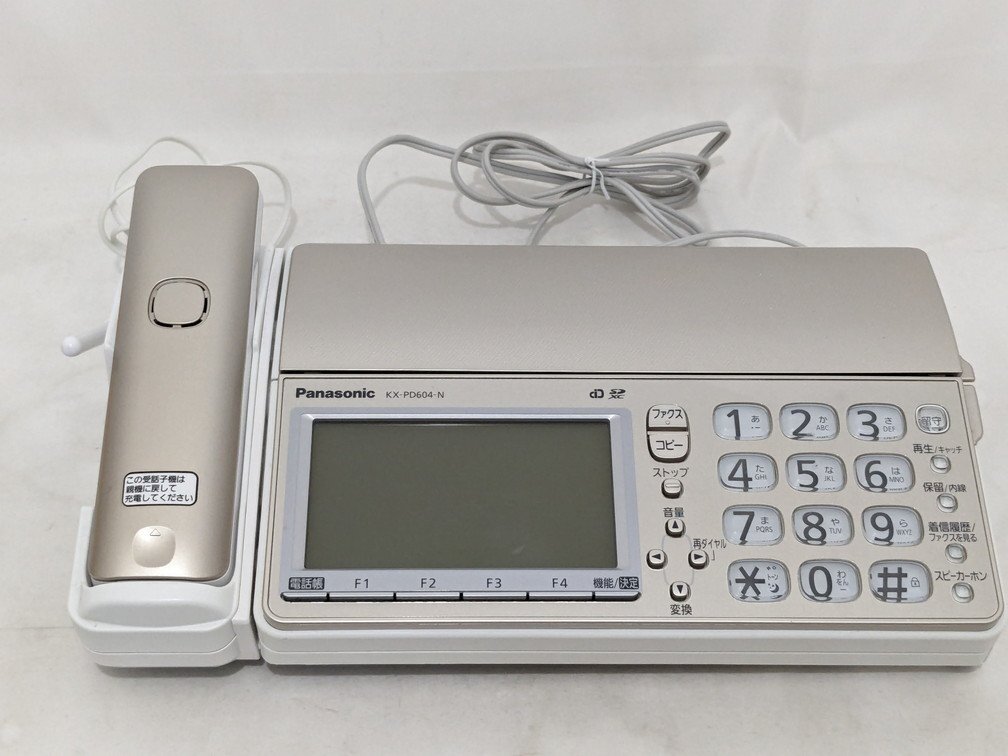 Panasonic パナソニック おたっくす 受話子機付き FAX 電話機 KX-PD604-N 子機 KX-FKD506-N インクリボン KX-FAN190/190W/190V 互換 長15m_画像3