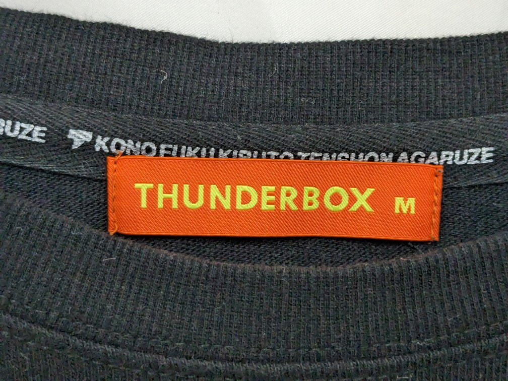 Thunderbox サンダーボックス ロンT Power of Thunderbox ブラック サイズM 中古品の画像3