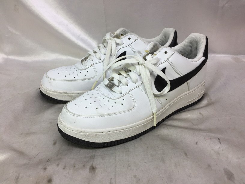 NIKE ナイキ AIR FORCE1 07 エアフォース1 LOW ローカット スニーカー 315122-104 サイズ：28cm カラー：ホワイト/ブラックの画像1