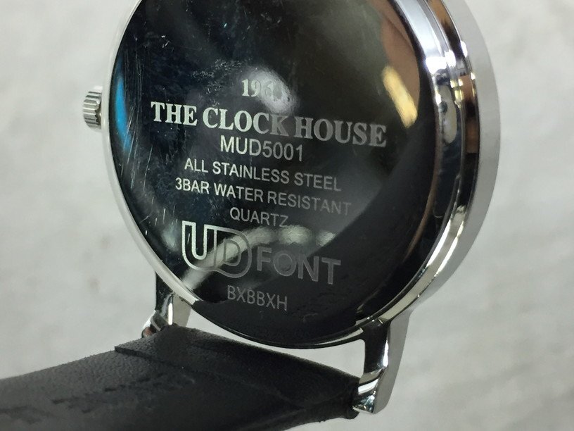 THE CLOCK HOUSE ユニバーサルデザイン クオーツ腕時計 アナログ 腕時計 MUD5001_画像5