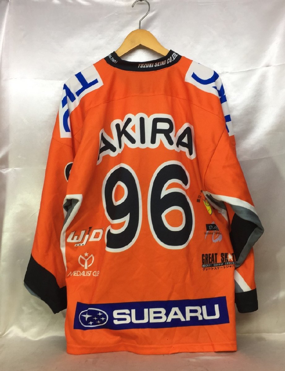  ice hockey 2005-06 Asia Lee g sunlight Kobe ice back sH.C. Tochigi sunlight #96 96 number AKIRA authentic uniform size :L