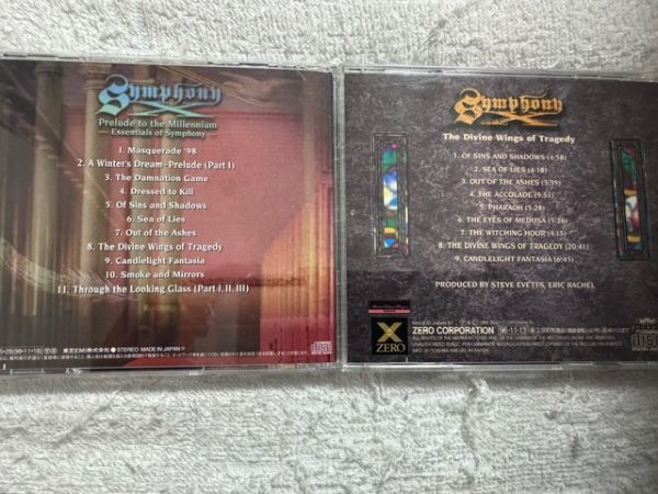 SYMPHONY Xシンフォニーエックス BEST&オリジナルアルバムCD2枚セット Prelude to the Millennium /The Divine Wings of Tragedy_画像2