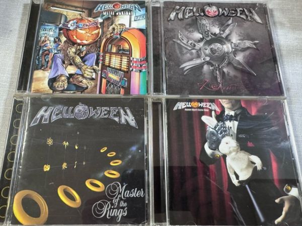 HELLOWEENハロウィン カヴァー&オリジナルアルバムCD4枚セット 7 Sinners/METAL JUKEBOX/Rabbit Don't Come Easy/MASTER OF THE RINGS_画像1