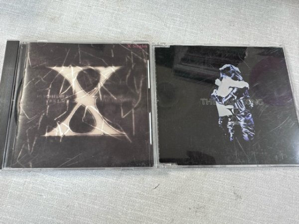 X JAPANエックスジャパン BESTアルバム&シングルCD2枚セット 「SINGLES」「THE LAST SONG」の画像1