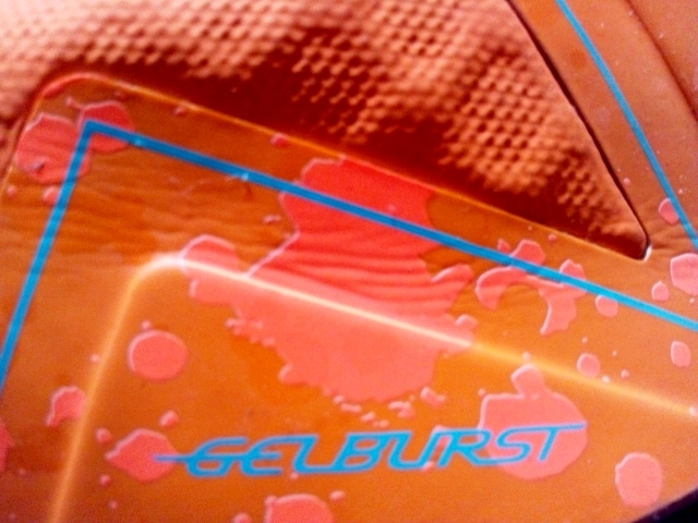 asics アシックス GELBURST 21 GE ゲルバースト グラフィックエディション TBF30G 限定カラー オレンジ バスケットボールシューズ 27.5cmの画像10