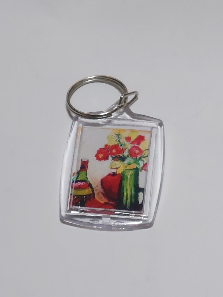  author un- details oil painting 6 number flower vase fruit bottle original key holder extra attaching 