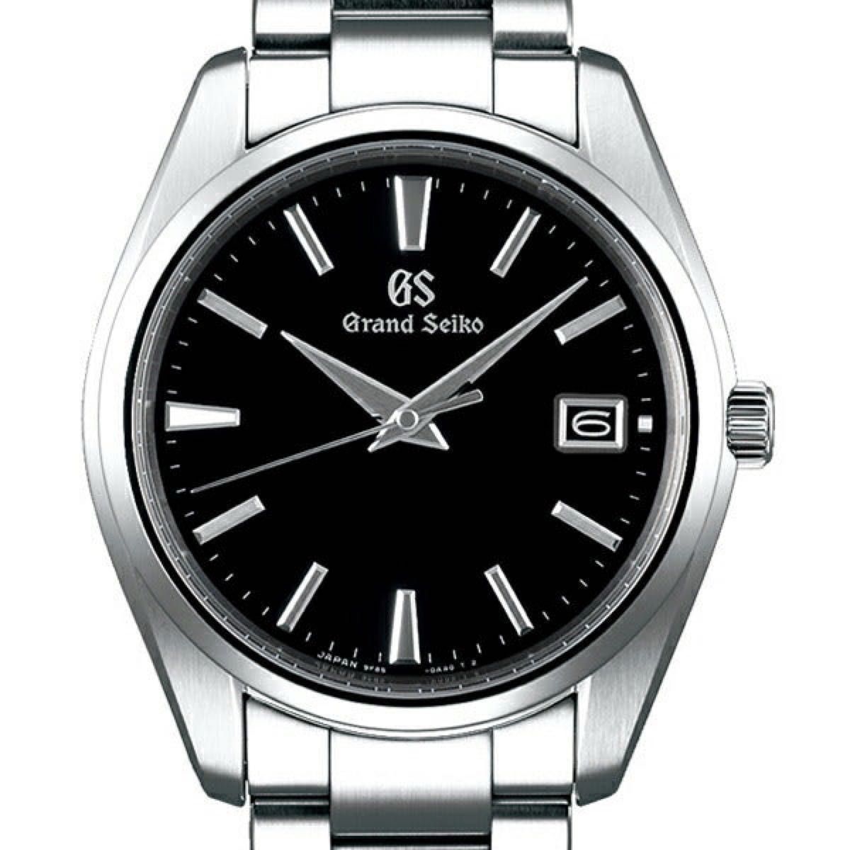 【新品同様】グランドセイコー SBGP011 メンズ 腕時計 SEIKO  黒文字盤 電池式 9F85 クオーツ 正規品