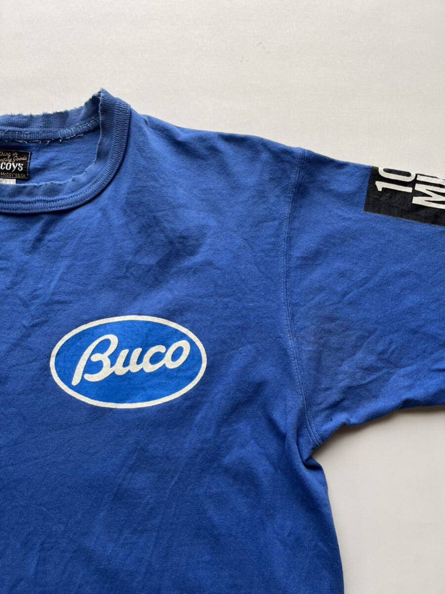 THE REAL McCOYS BUCO レーシング メンズ 40 M相当 半袖 プリント Tシャツ ザ リアル マッコイズ アメカジ モーターサイクルの画像7