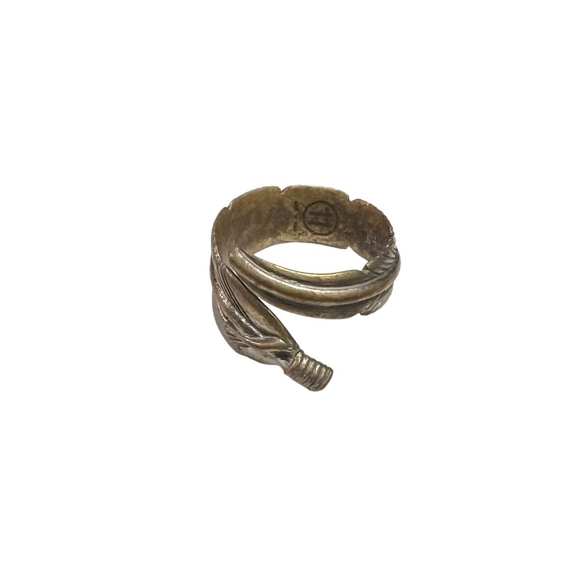 希少 rare maison martin margiela 11 マルジェラ feather ring フェザー リング 20号 import kokonoe ここのえ 00's archive アーカイブの画像2