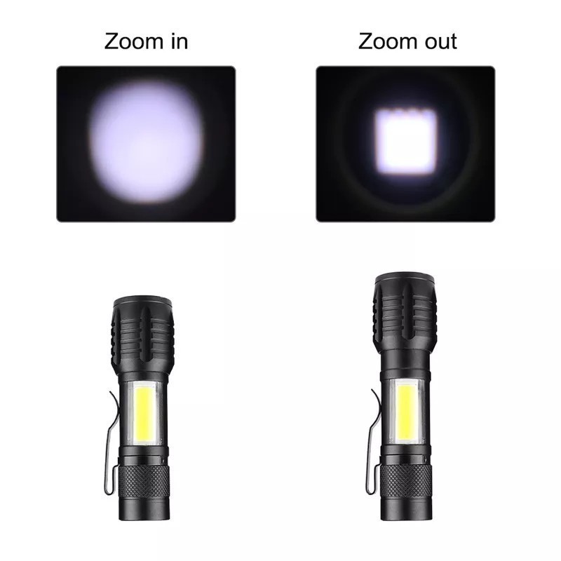 LEDライト COB 充電式　2種計2個セット_画像2