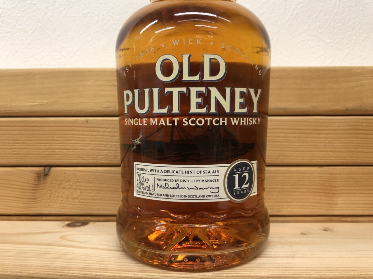 OLD PULTENEY 12yearsオールドプルトニー シングルモルト12年 スコッチ ウイスキー Scotch Whisky 700ml 40% 箱付き 古酒_画像3