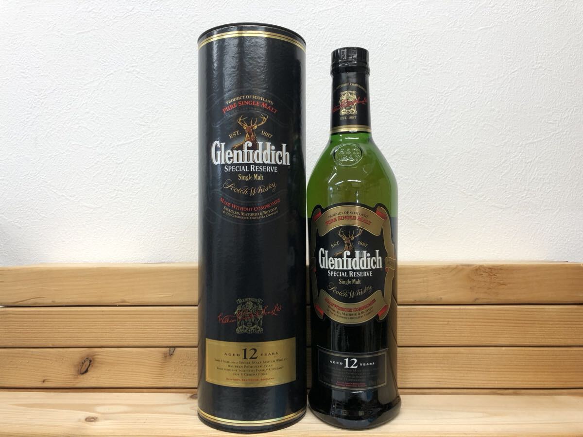 Glenfiddich 12years グレンフィディック 12年 スペシャルリザーブ シングルモルト スコッチ ウイスキー Scotch Whisky 700ml 40% 箱付き _画像1