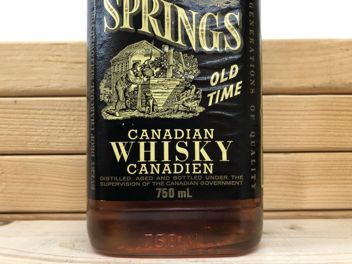 ALBERTA SPRINGS 1978 アルバータ スプリングス 1978 木箱 カナディアン ウイスキー Canadian Whisky750ml 40％ 木箱有り 古酒の画像3
