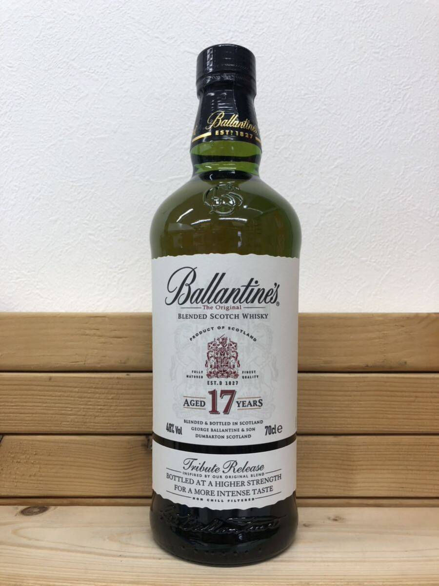 BALLANTINE'S TRIBUTE RELEASE 17years バランタイン 17年 トリビュート リリース スコッチ ウイスキー Scotch Whisky 700ml 48％ 箱付 _画像2
