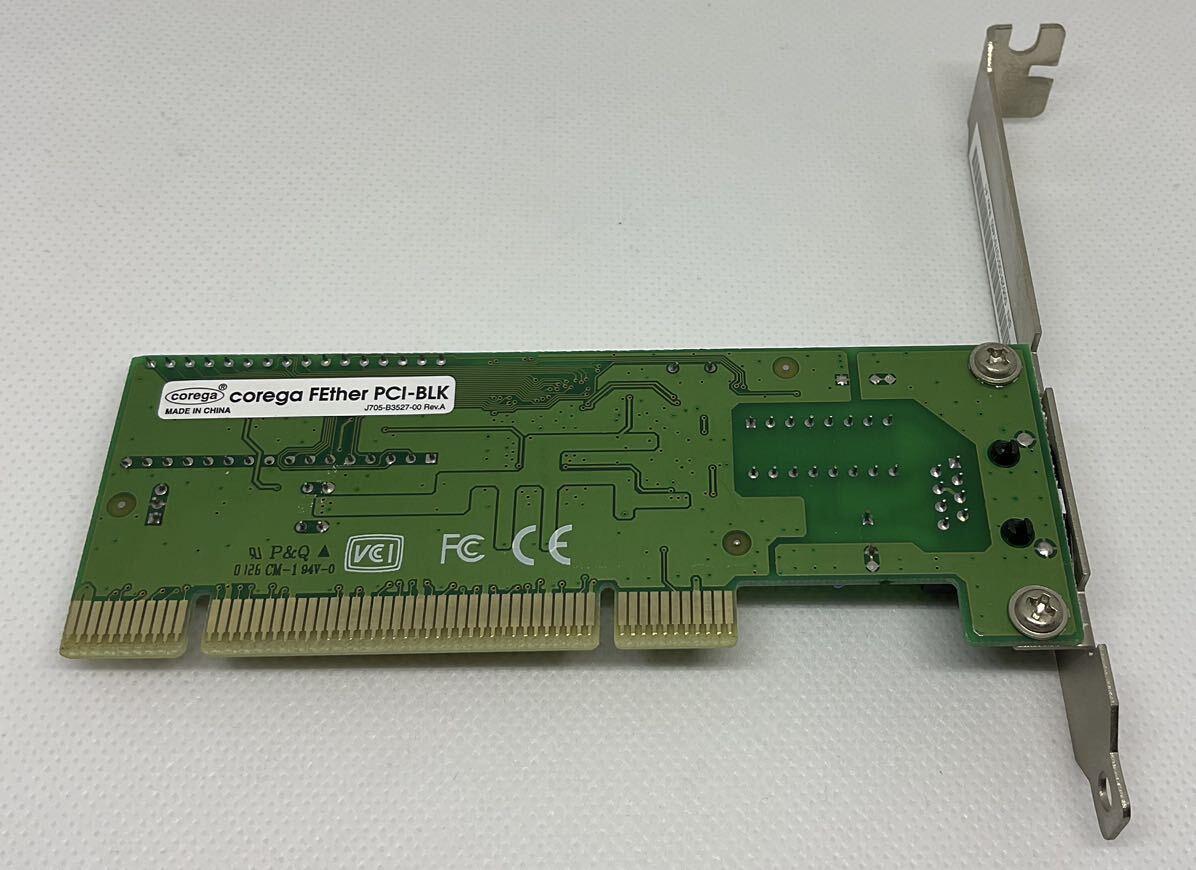 corega FEther PCI-BLK LANカード 動作未確認ですがどなたか利用できる方、いかがでしょうか？対応OS Windows95,98,Me,NT,2000のようです。の画像2
