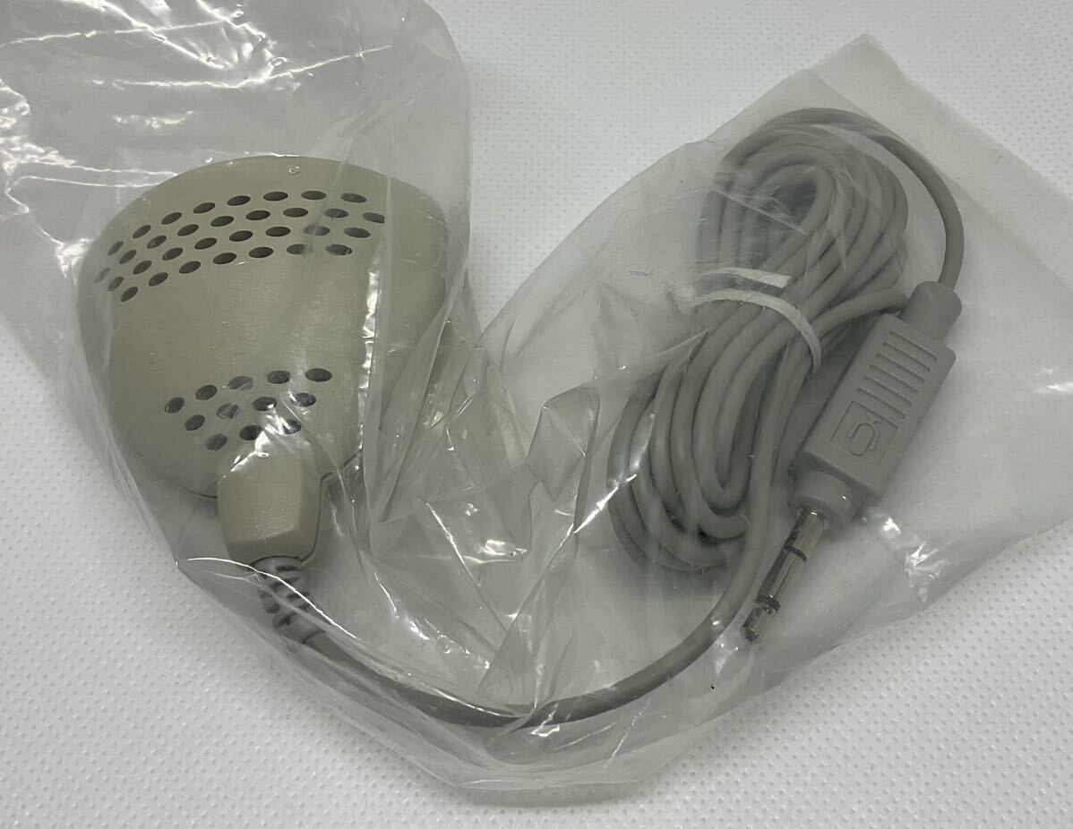 Apple Macintosh PlainTalk Microphone 590-0670 （JAPAN表記あります）未開封なので動作未確認。どなたか利用できる方いかがでしょうか？