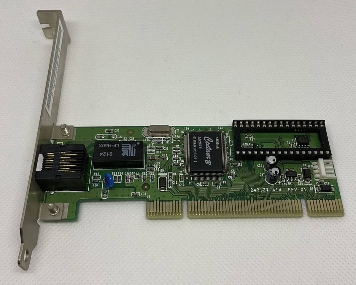 corega FEther PCI-BLK LANカード 動作未確認ですがどなたか利用できる方、いかがでしょうか？対応OS Windows95,98,Me,NT,2000のようです。の画像1