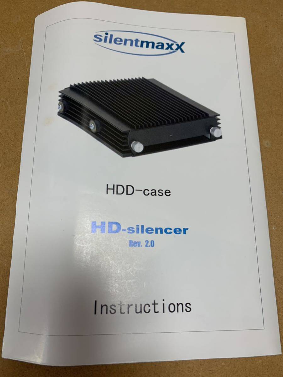 使用感有りsilentmaxx HD-silencer Rev.2.0 5インチベイ用HDD静音化ボックス アルミ筐体 無音0dBA S-ATA対応 3.5インチ 10,000rpm対応の画像4