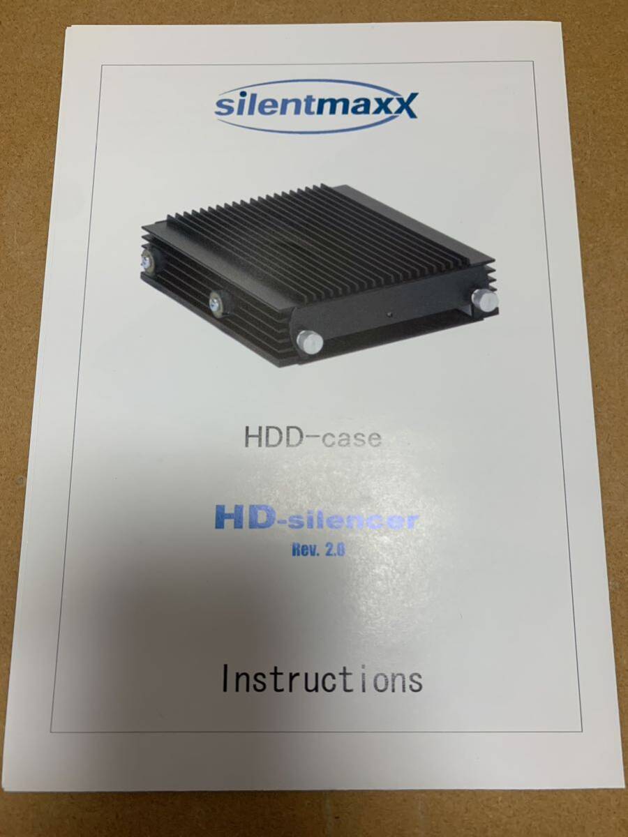 未使用品Scythe silentmaxx HD-silencer Rev.2.0 5インチベイ用HDD静音化ボックス アルミ筐体 無音0dBA S-ATA対応 3.5インチ 10,000rpm対応の画像4