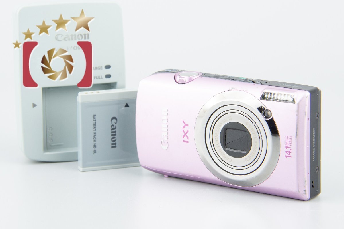 【中古】Canon キヤノン IXY 10S ピンク コンパクトデジタルカメラ