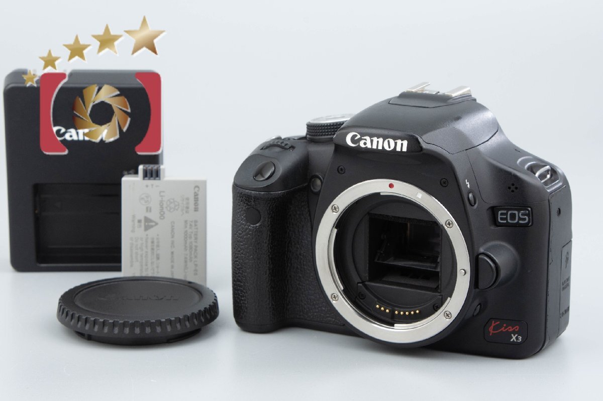 【中古】Canon キヤノン EOS Kiss X3 デジタル一眼レフカメラ_画像1