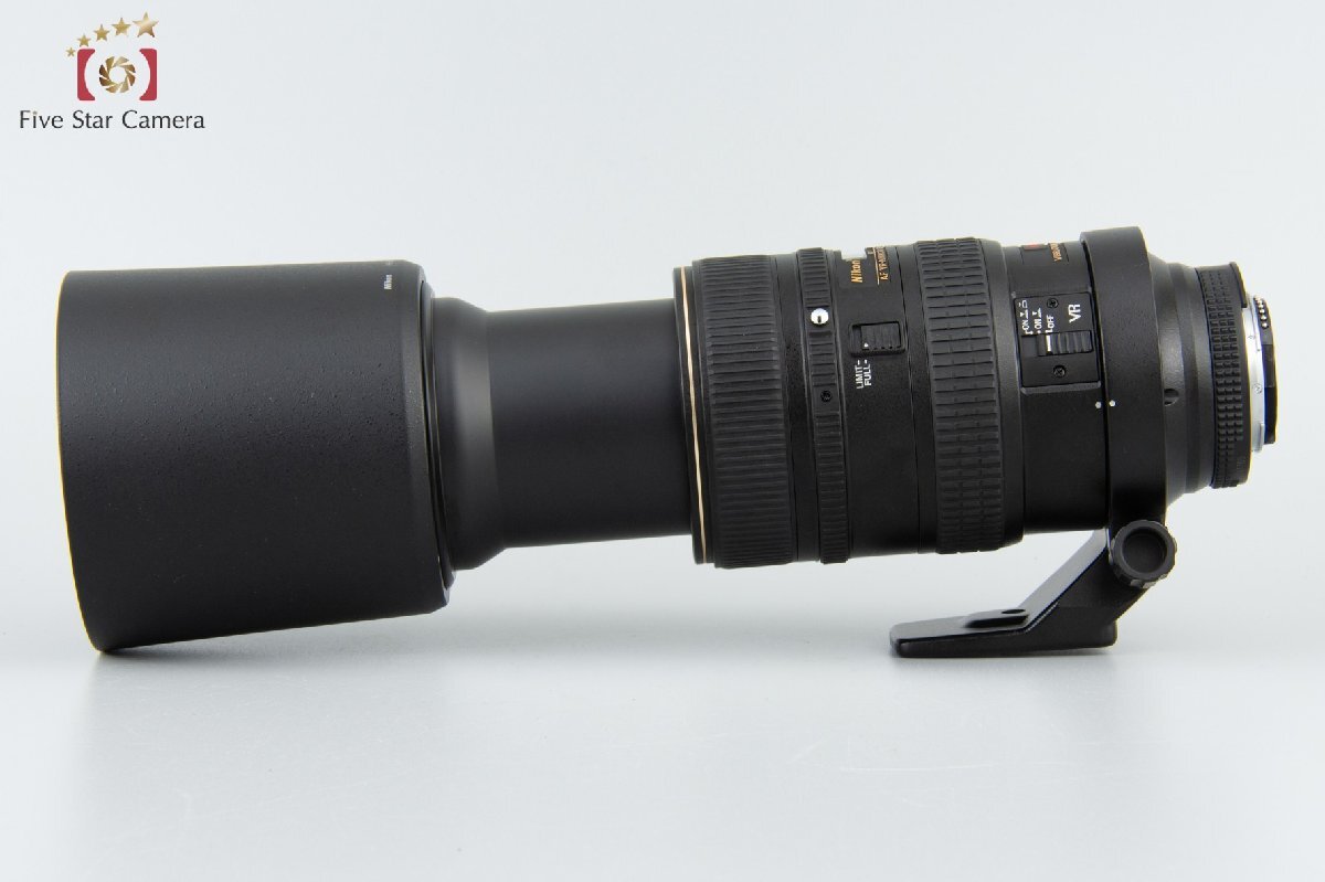 1 jpy exhibition Nikon Nikon AF NIKKOR 80-400mm f/4.5-5.6 D ED VR origin box attaching [ auction in session ]