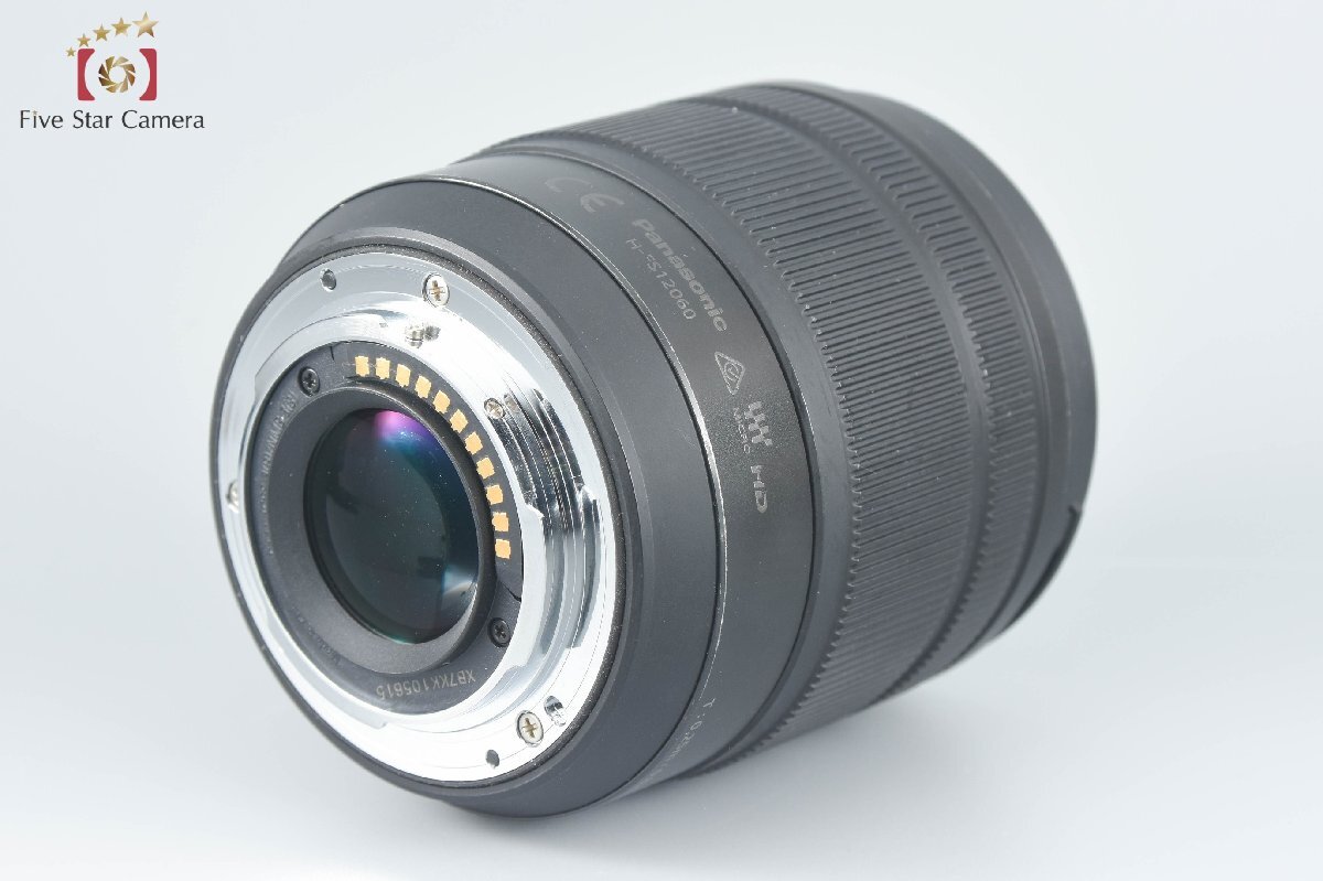 １円出品 Panasonic パナソニック LUMIX G VARIO 12-60mm f/3.5-5.6 ASPH. POWER O.I.S. H-FS12060【オークション開催中】の画像4