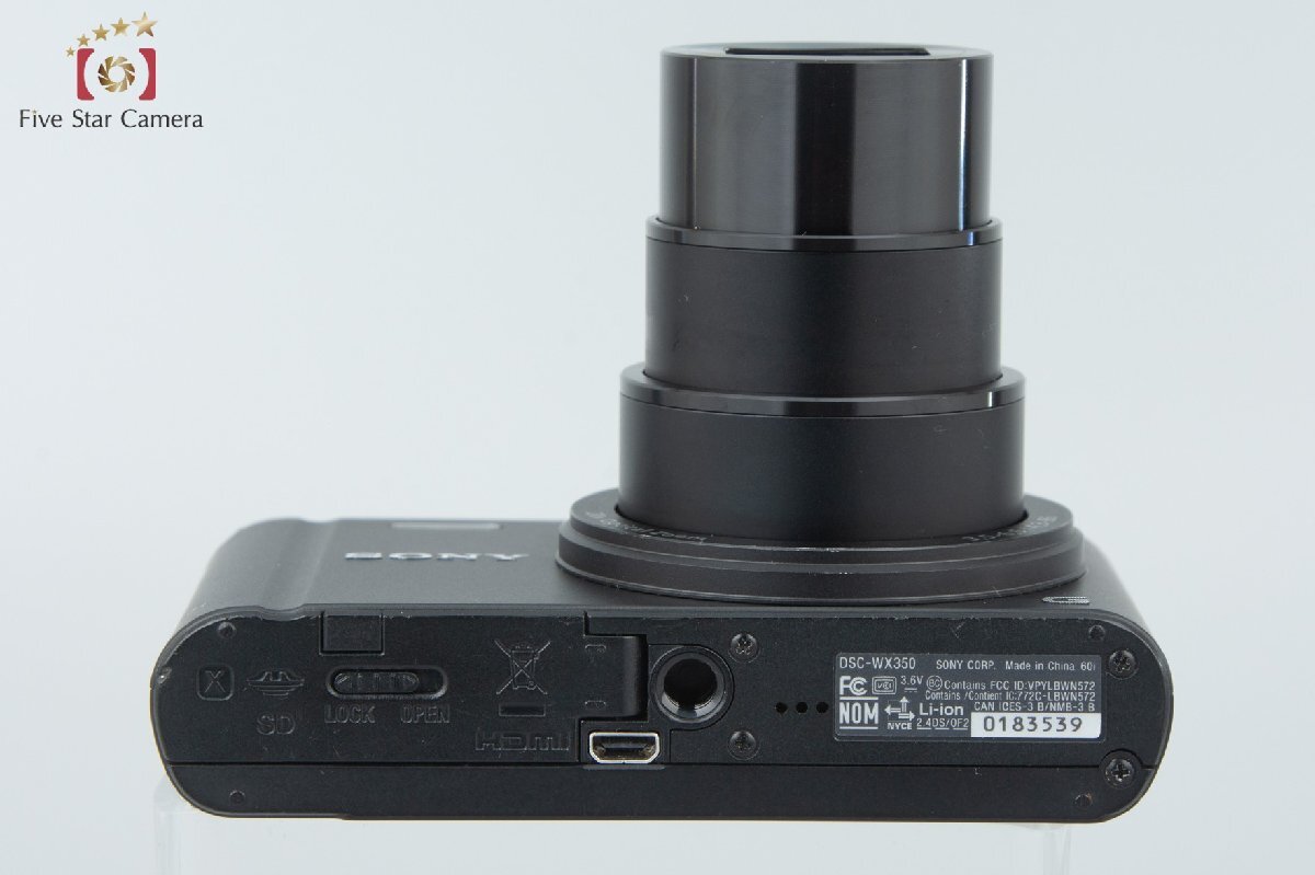 【中古】SONY ソニー Cyber-shot DSC-WX350 ブラック コンパクトデジタルカメラ_画像9