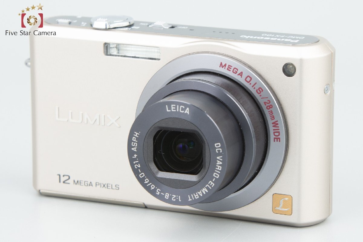 【中古】Panasonic パナソニック LUMIX DMC-FX100 ミラージュゴールド コンパクトデジタルカメラ_画像2