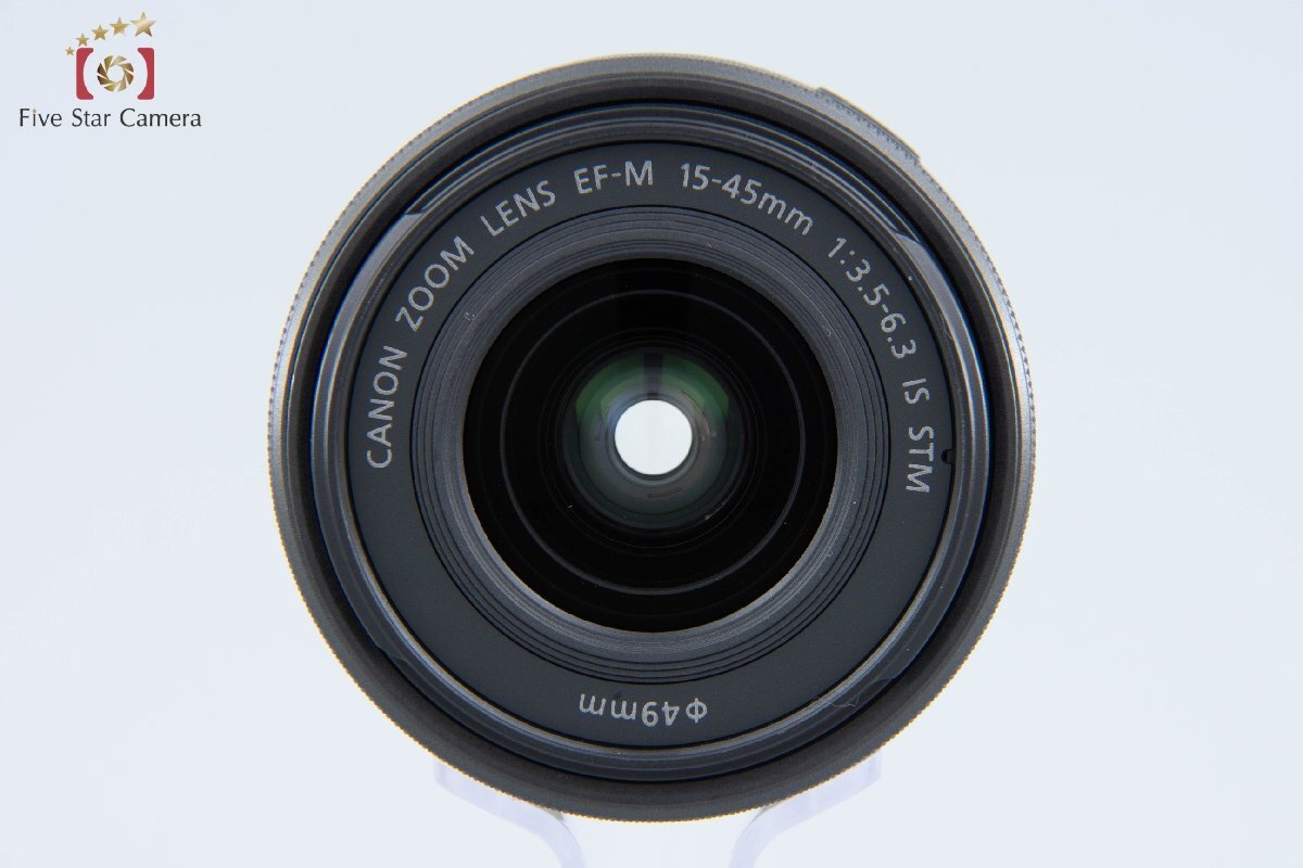 【中古】Canon キヤノン EF-M 15-45mm f/3.5-6.3 IS STM ブラック_画像7