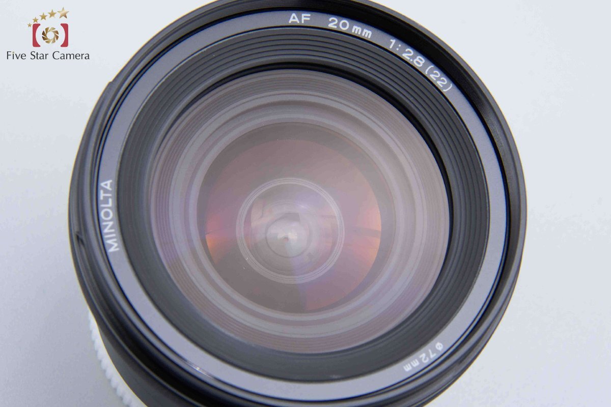 【中古】MINOLTA ミノルタ AF 20mm f/2.8 New_画像2