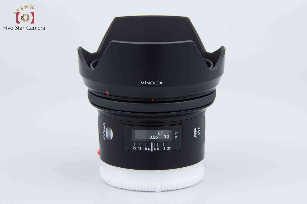 【中古】MINOLTA ミノルタ AF 20mm f/2.8 New_画像9