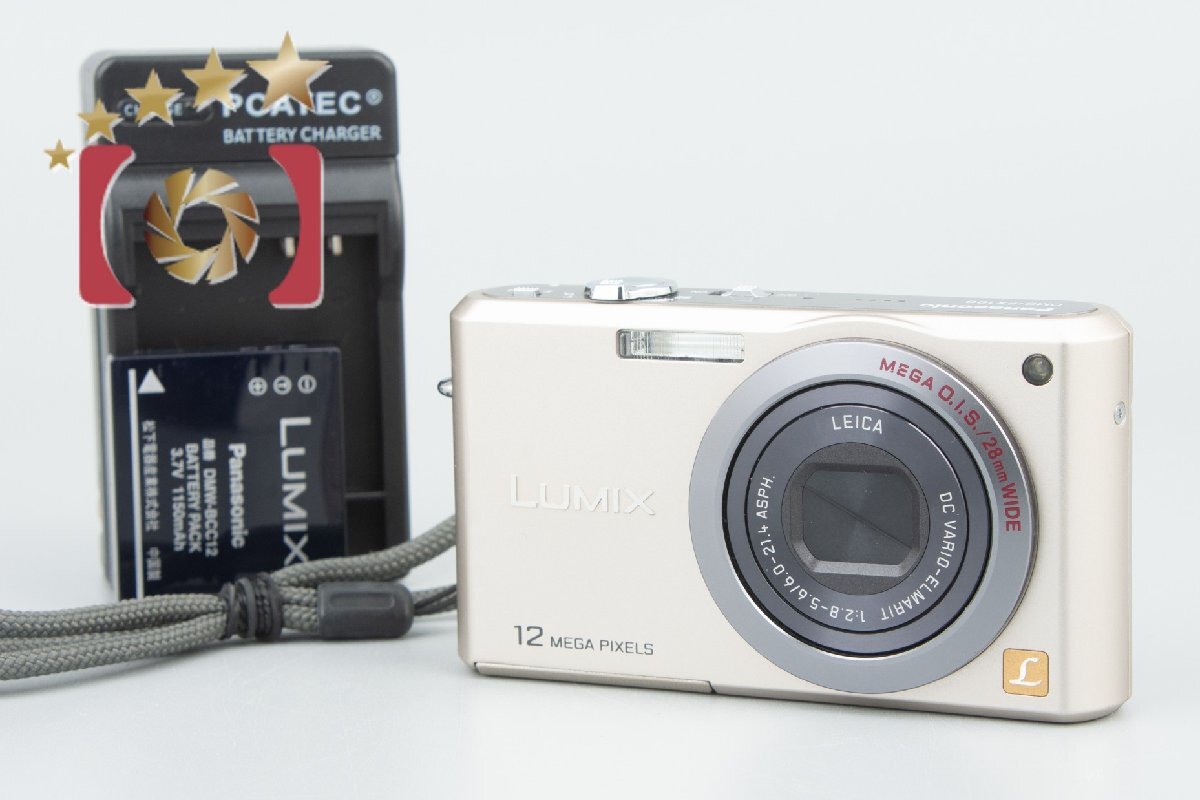 【中古】Panasonic パナソニック LUMIX DMC-FX100 ミラージュゴールド コンパクトデジタルカメラ_画像1