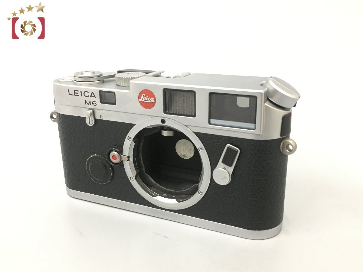 １円出品 Leica ライカ M6 シルバークローム レンジファインダーフィルムカメラ 元箱付き【オークション開催中】の画像2