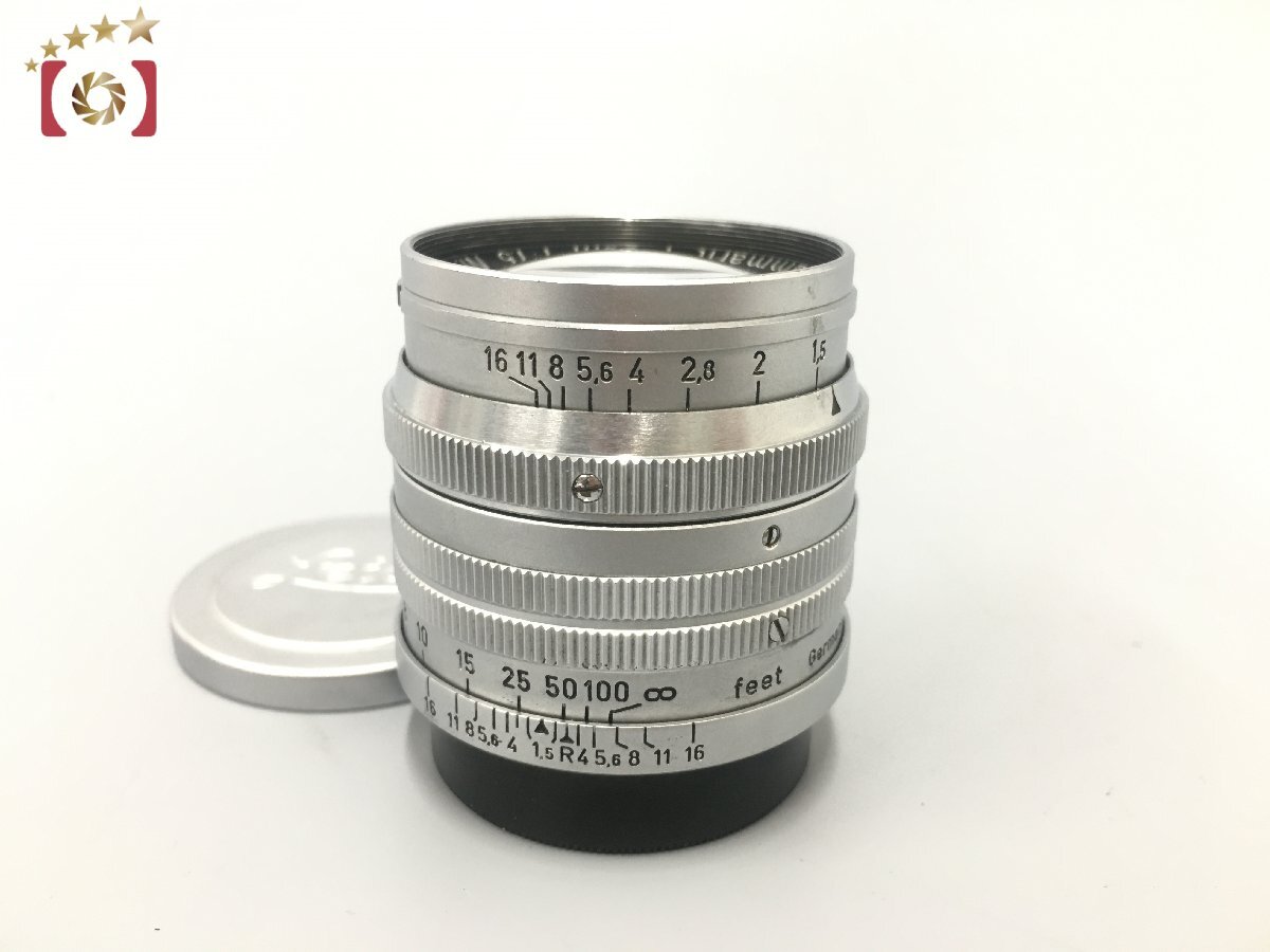 １円出品 Leica ライカ Summarit 50mm f/1.5 L39 ライカスクリューマウント【オークション開催中】の画像1