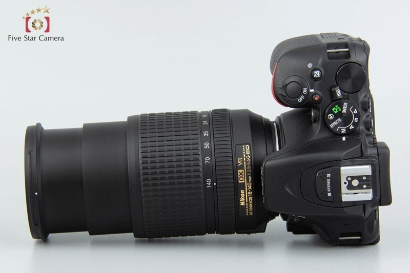 １円出品 Nikon ニコン D5500 ブラック 18-140 VR レンズキット シャッター回数僅少 元箱付き【オークション開催中】_画像8