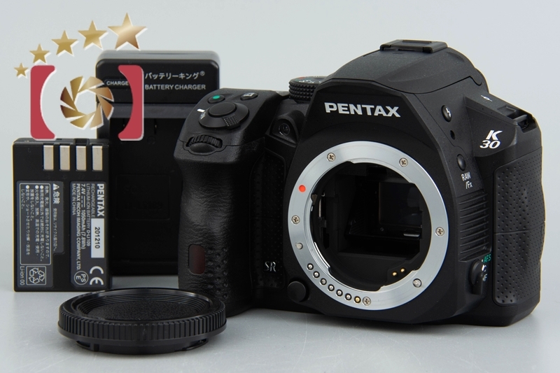 【中古】PENTAX ペンタックス K-30 ブラック デジタル一眼レフカメラ シャッター回数僅少_画像1