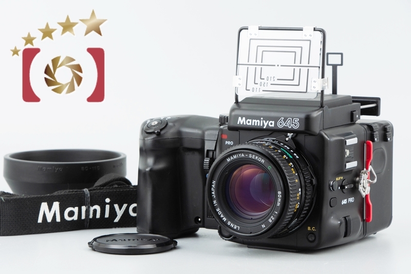 【中古】Mamiya マミヤ 645 PRO + SEKOR C 80mm f/2.8 N_画像1