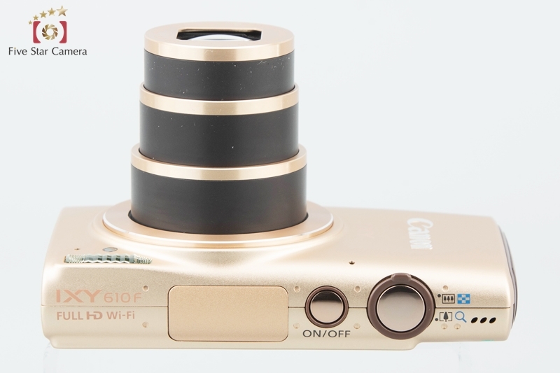 【中古】Canon キヤノン IXY 610F ゴールド コンパクトデジタルカメラ_画像8
