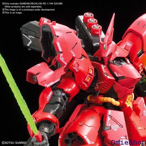 BANDAI SPIRITS ガンダムデカール No.126 RG 1/144 サザビー用 821_画像3