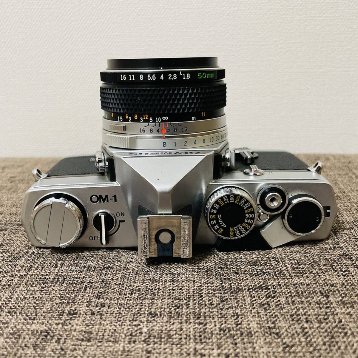OLYMPUS OM-1 オリンパスMF一眼レフ OM-SYSTEM G.ZUIKO AUTO-S 50mm f1.8 単焦点レンズ フィルムカメラ レンズセットの画像4