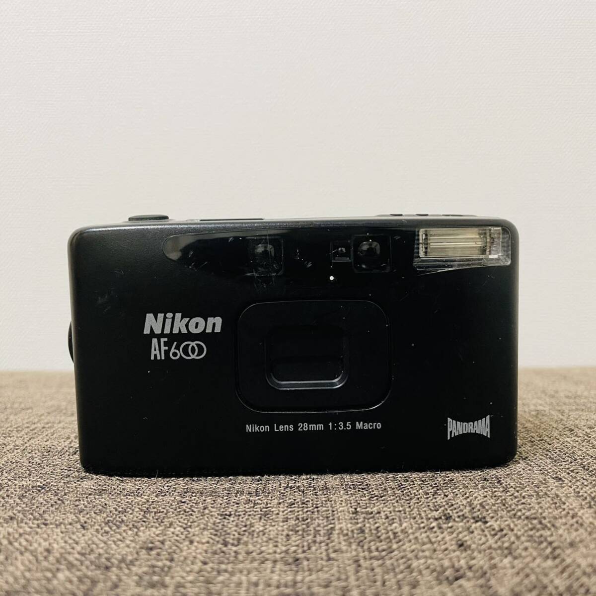 Nikon AF600 Nikon Lens 28mm F3.5 Macro コンパクトフィルムカメラ_画像1