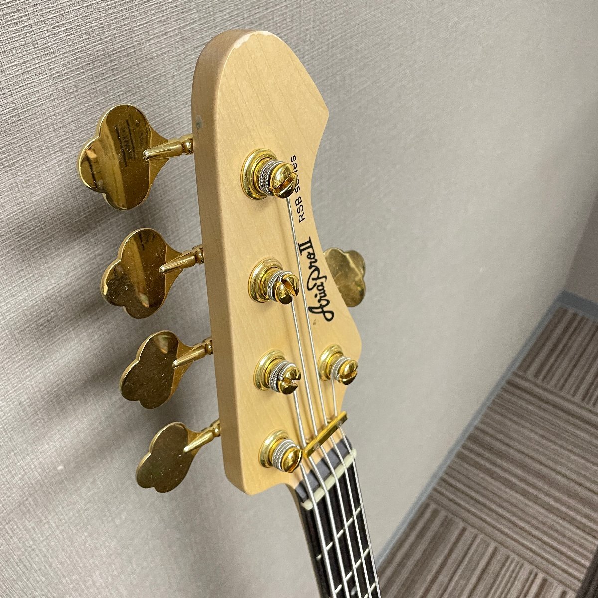 [80]*1 jpy ~ Aria Pro Ⅱ Aria Pro 2 RSB-42AR/5 active 5 string base gig case attaching ( after market ) scratch equipped present condition goods secondhand goods 