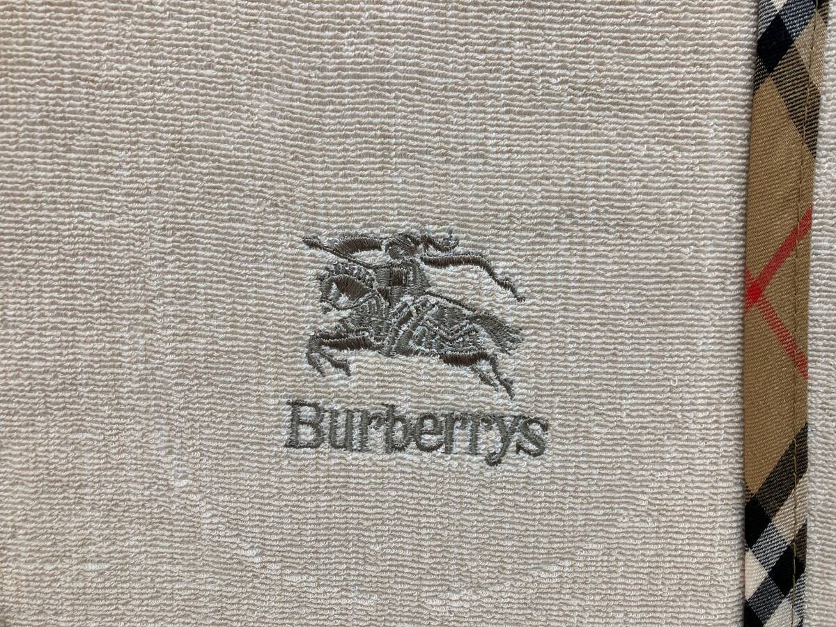 a60 ① Burberrys バーバリー タオルシーツ 未使用・保管品 保管中のシミ汚れ有り 箱汚れ有りの画像2