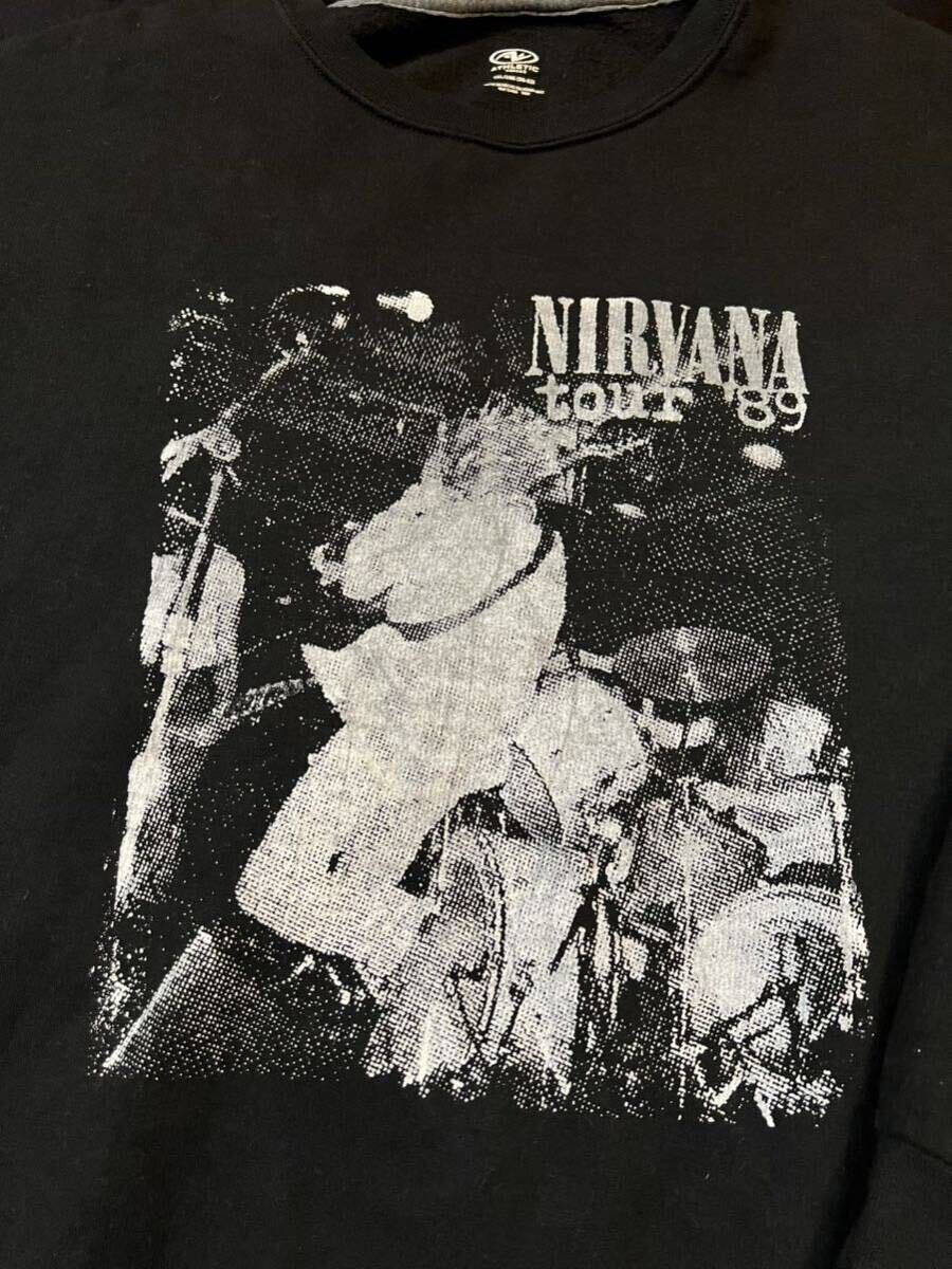 カートコバーン Kurt cobain nirvana ニルヴァーナ スウェット シャツ 初期 tour ツアー 追悼 トレーナーの画像2
