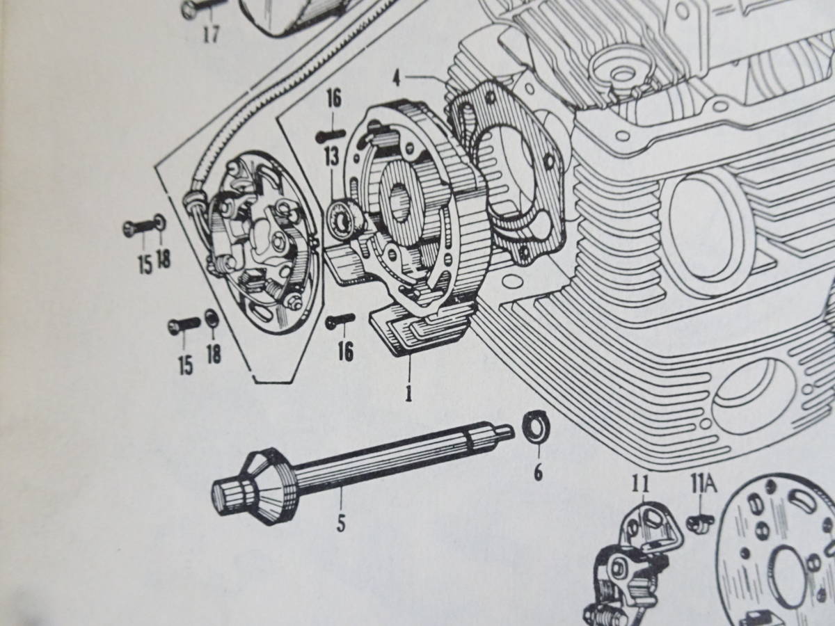 即決 ホンダ 純正新品 CB72/CBM72/CB77/CL72/CL77/C72/CS72　オイルシール　ポイントシャフト用 91204-259-000 _13番です、コピーは付属しません。