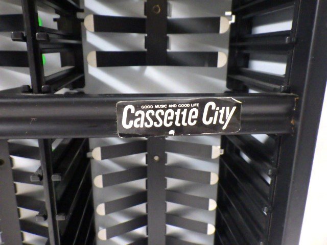 ■4：Cassette City / カセットシティ 黒 100本収納 カセットラック ブラック■の画像5