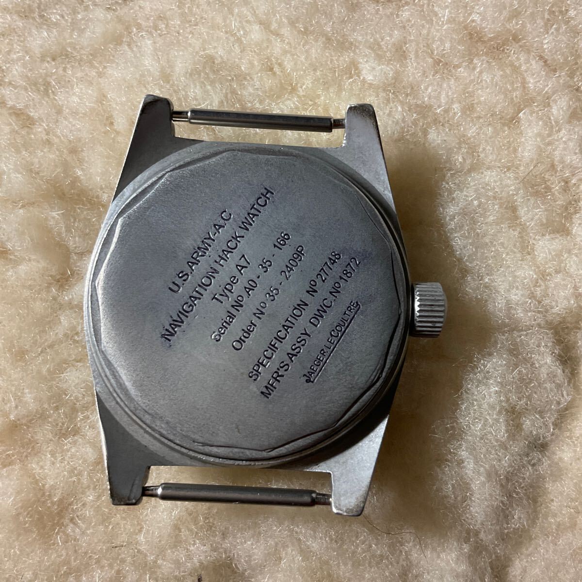 USARMYリストウォッチ 米陸軍支給腕時計 ミリタリー腕時計 手巻き 米軍仕様腕時計 ベトナム戦争 グリーンベレー 米軍特殊部隊の画像7