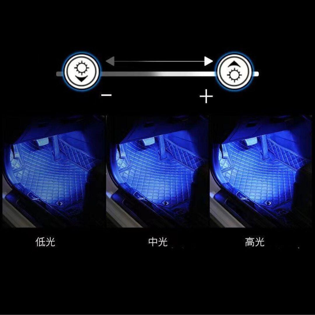 LEDテープライト イルミネーション 車用 間接照明 車用 フットライト 2_画像5